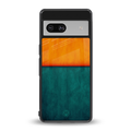 orange green back phone cover | glass case for Google Pixel 7