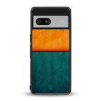 orange green back phone cover | glass case for Google Pixel 7