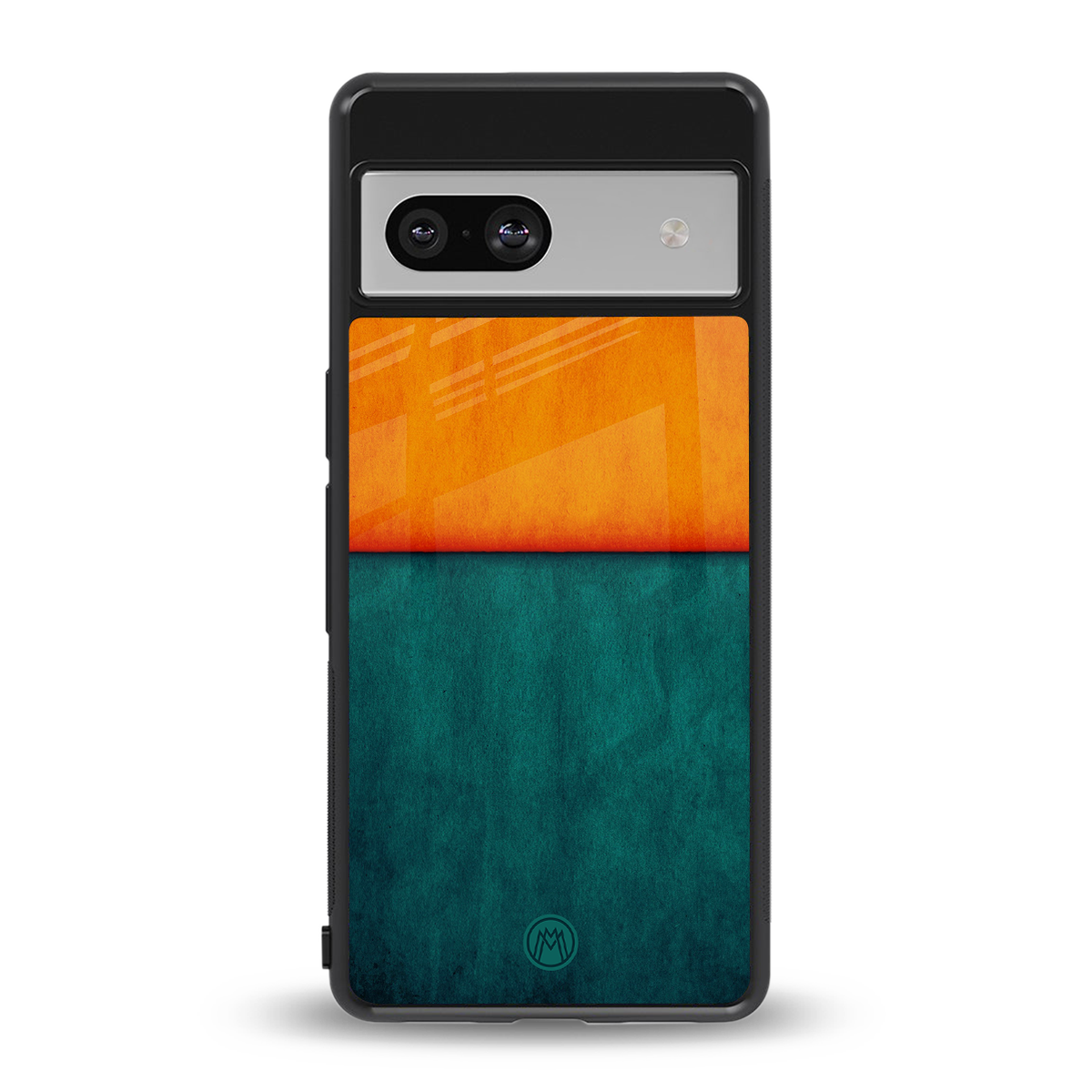 orange green back phone cover | glass case for Google Pixel 7A