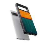 orange green back phone cover | glass case for Google Pixel 8