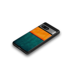 orange green back phone cover | glass case for Google Pixel 8