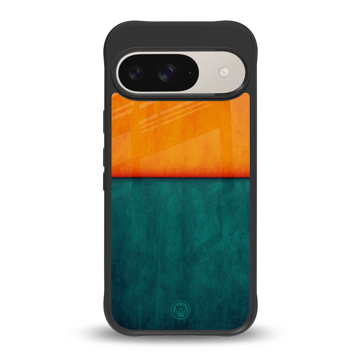 orange green back phone cover | glass case for google pixel 9