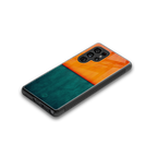 orange green back phone cover | glass case for samsung galaxy s25 ultra
