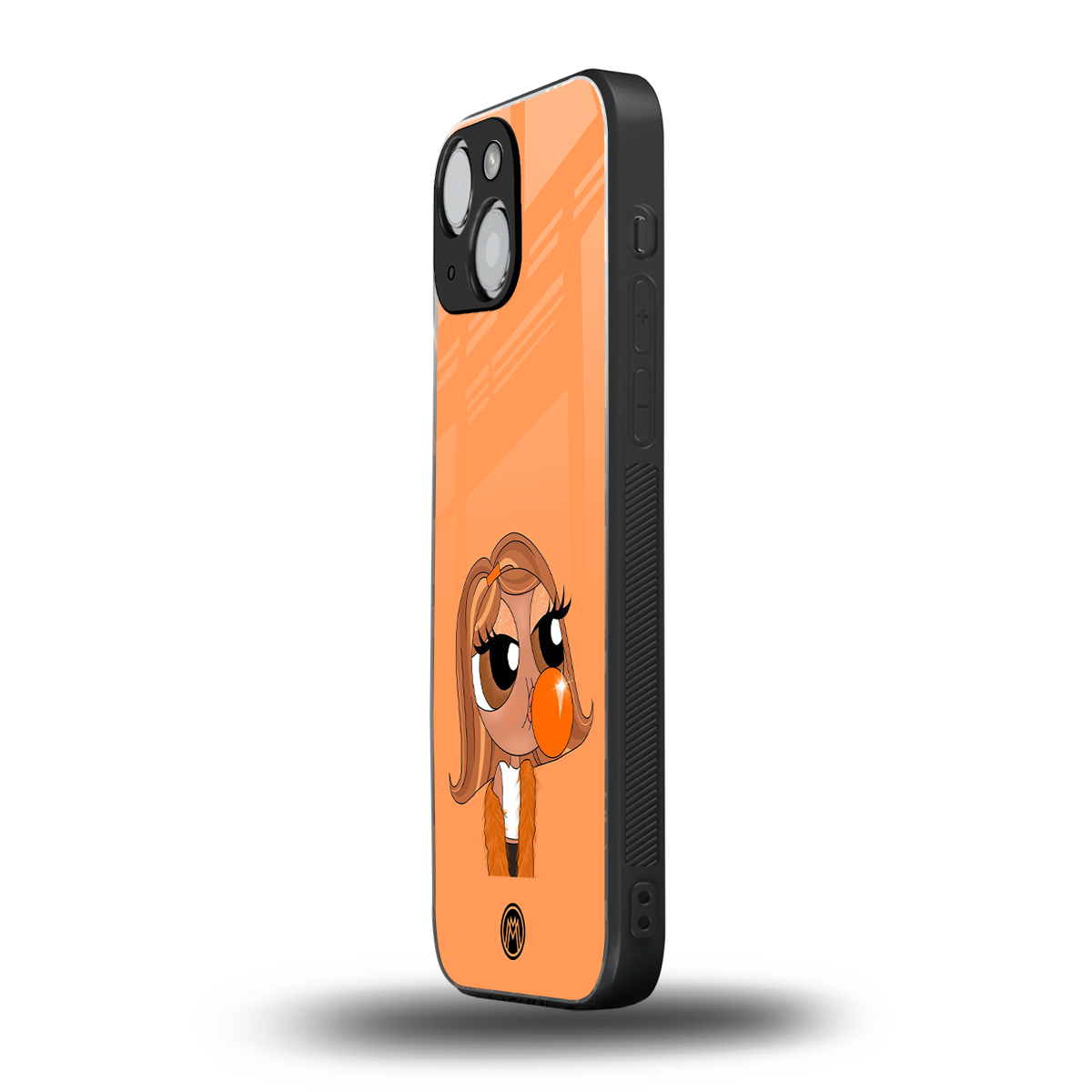 orange tote powerpuff girl back phone cover | glass case for iphone 13 mini
