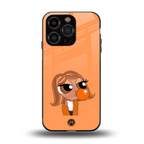 orange tote powerpuff girl back phone cover | glass case for iphone 13 pro