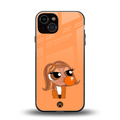 orange tote powerpuff girl back phone cover | glass case for iphone 13