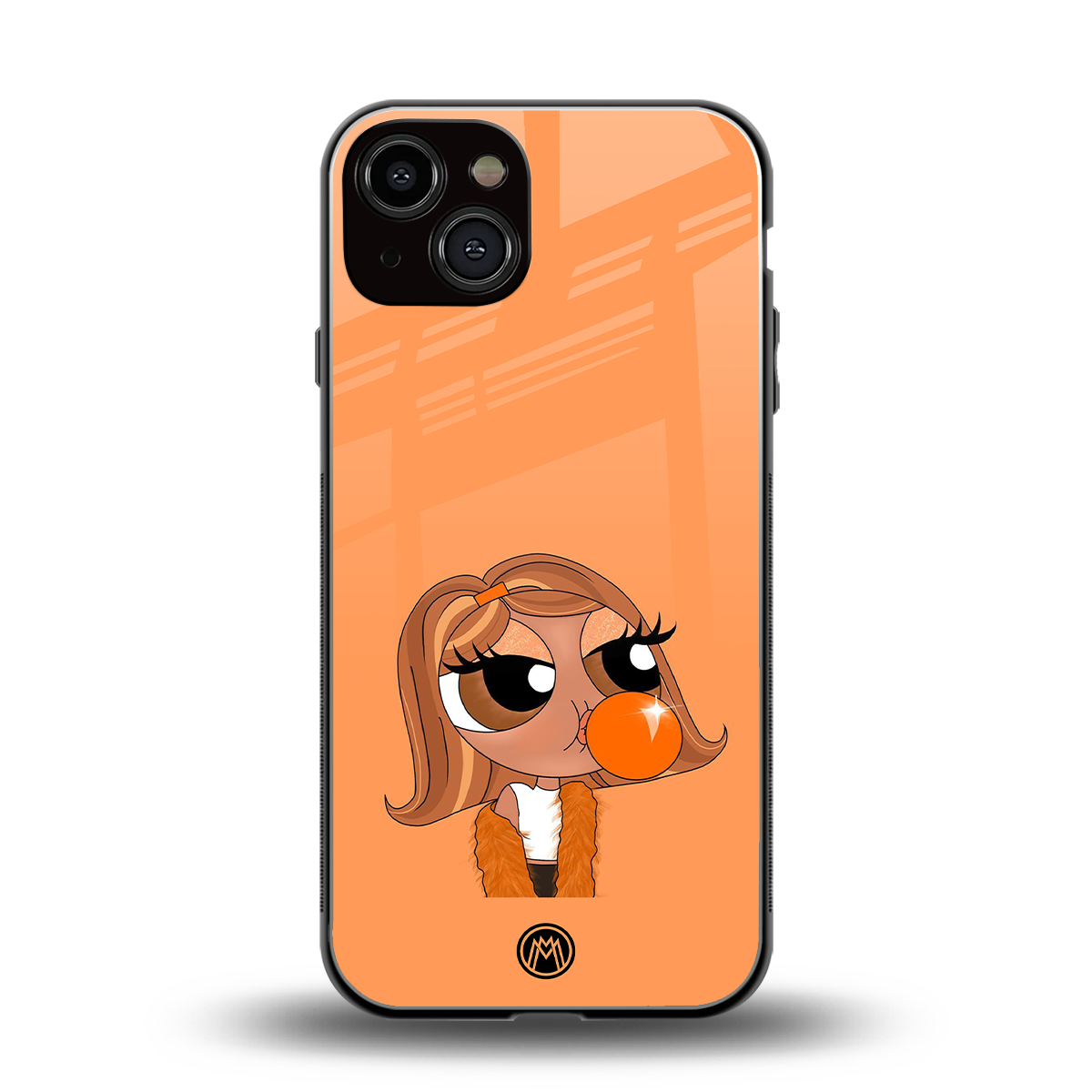 orange tote powerpuff girl back phone cover | glass case for iphone 13