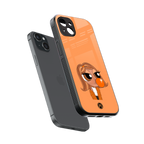 orange tote powerpuff girl back phone cover | glass case for iphone 15 plus