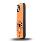 orange tote powerpuff girl back phone cover | glass case for iphone 15 plus
