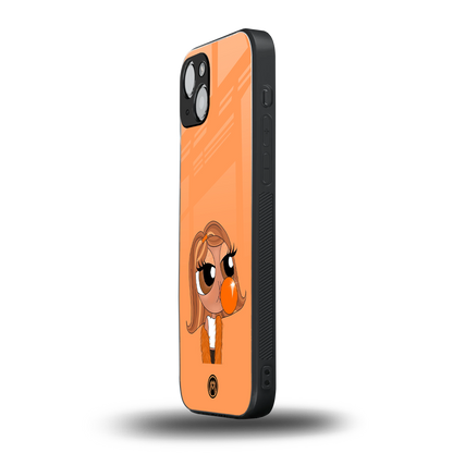 orange tote powerpuff girl back phone cover | glass case for iphone 14
