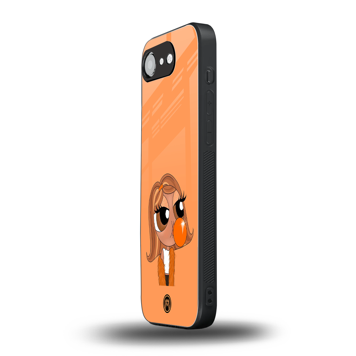 orange tote powerpuff girl back phone cover | glass case for iphone 16e