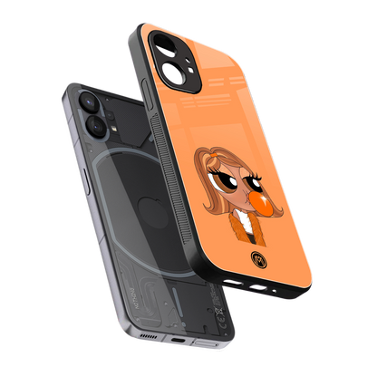 orange tote powerpuff girl back phone cover | glass case for nothing phone 1