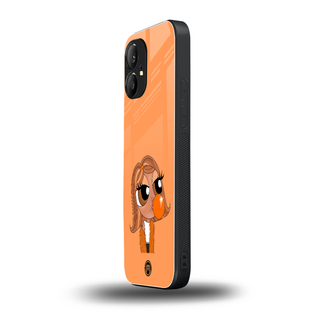 orange tote powerpuff girl back phone cover | glass case for nothing phone 1