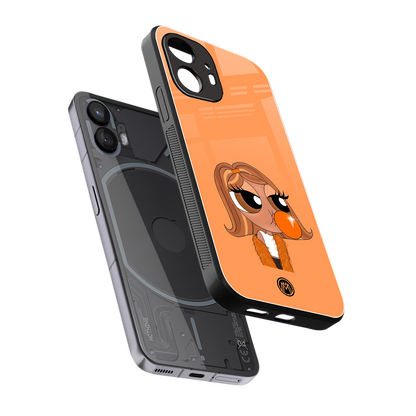 orange tote powerpuff girl back phone cover | glass case for nothing phone 2
