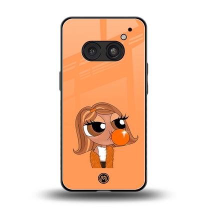 orange tote powerpuff girl back phone cover | glass case for nothing phone 2a