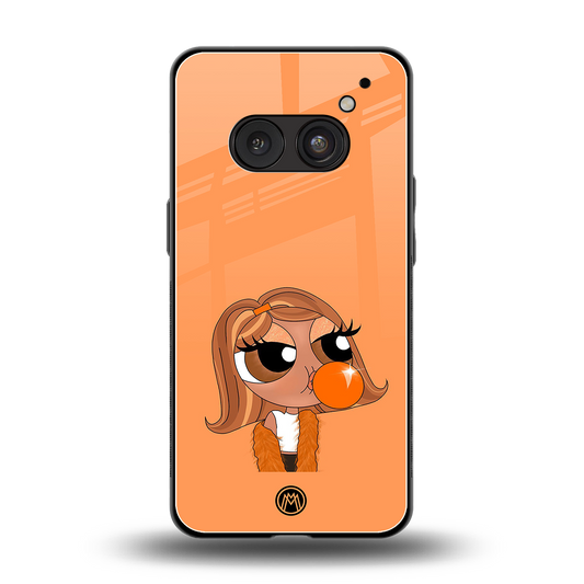 orange tote powerpuff girl back phone cover | glass case for nothing phone 2a