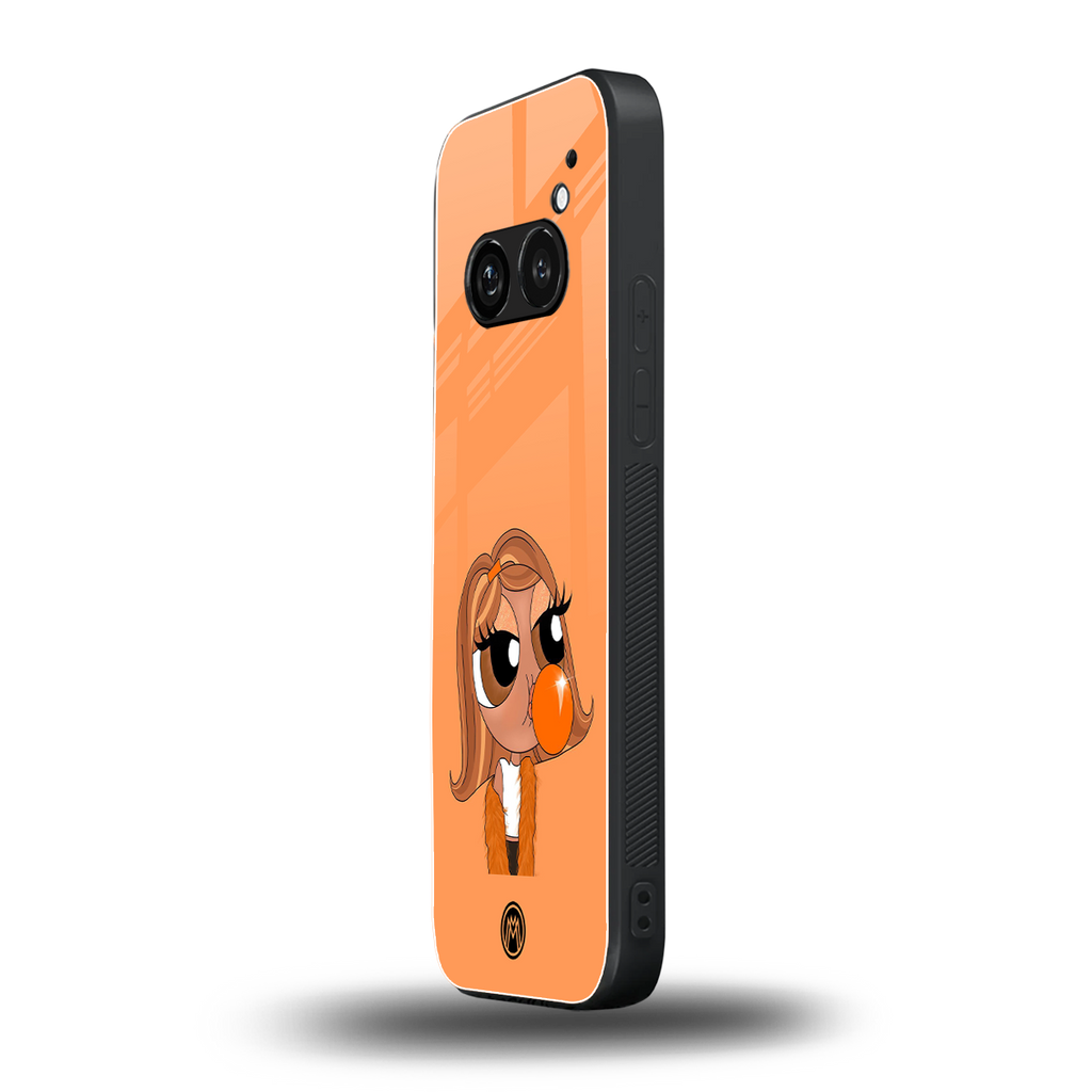 orange tote powerpuff girl back phone cover | glass case for nothing phone 2a