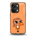 orange tote powerpuff girl back phone cover | glass case for oneplus nord 3