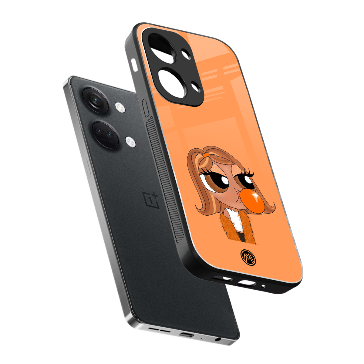 orange tote powerpuff girl back phone cover | glass case for oneplus nord 3