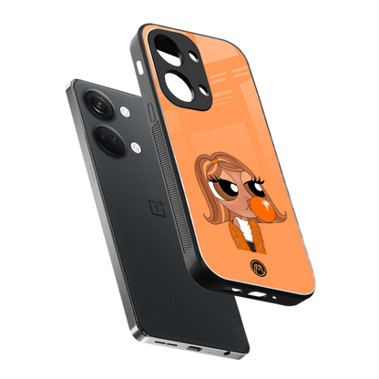 orange tote powerpuff girl back phone cover | glass case for oneplus nord 3