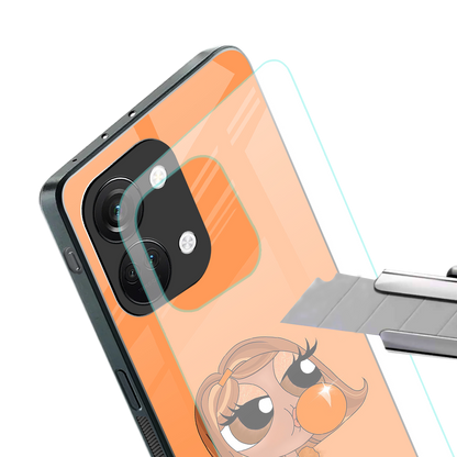 orange tote powerpuff girl back phone cover | glass case for oneplus nord 3