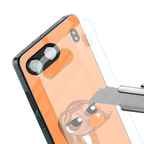 orange tote powerpuff girl back phone cover | glass case for oneplus nord 4