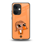 orange tote powerpuff girl back phone cover | glass case for oneplus nord ce 3