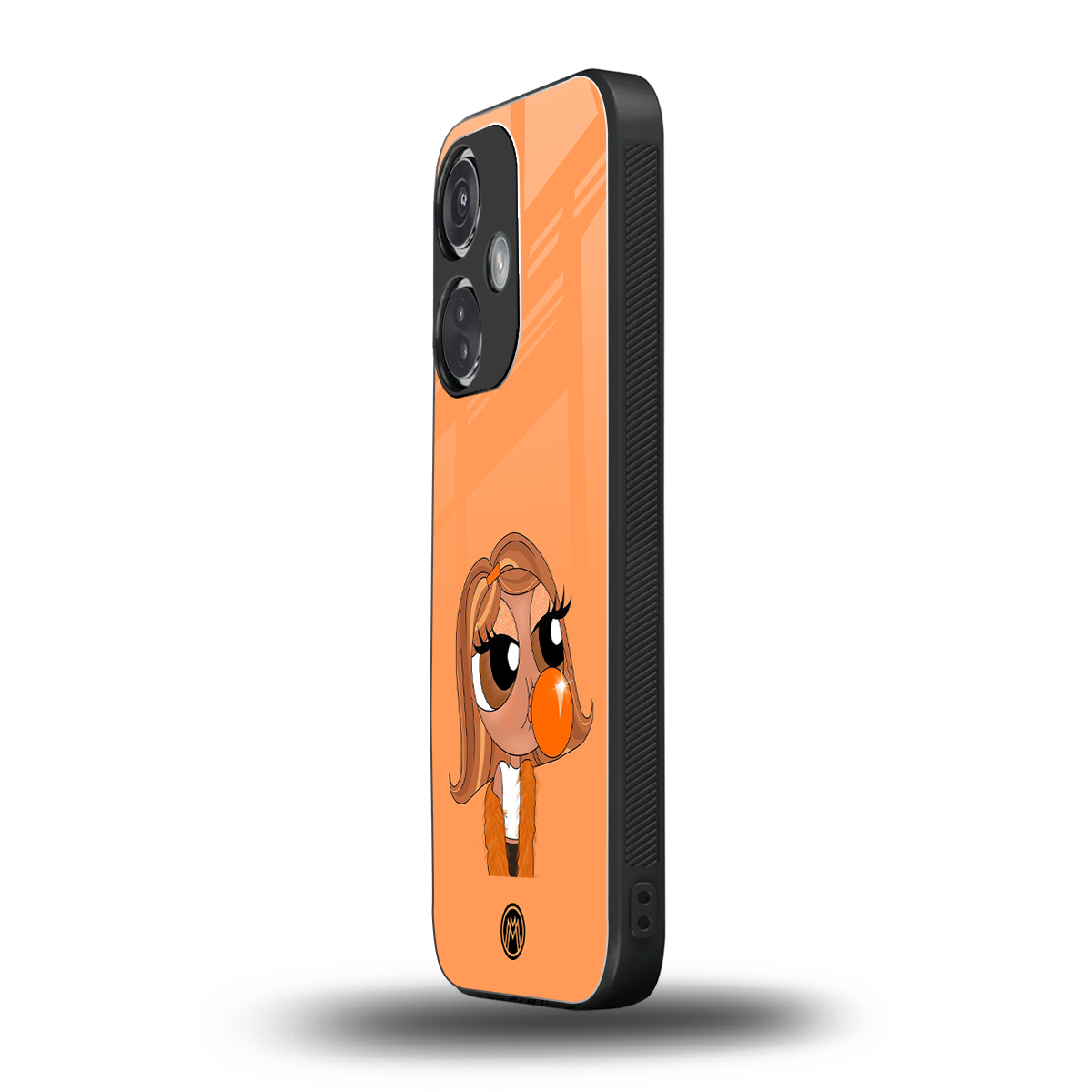 orange tote powerpuff girl back phone cover | glass case for oneplus nord ce 3