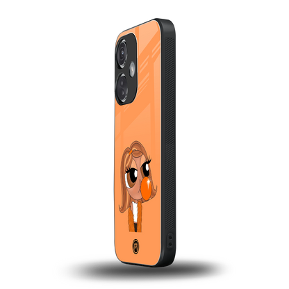 orange tote powerpuff girl back phone cover | glass case for oneplus nord ce 3