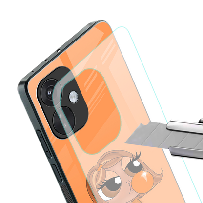 orange tote powerpuff girl back phone cover | glass case for oneplus nord ce 3