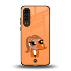 orange tote powerpuff girl back phone cover | glass case for oneplus nord ce 4 lite