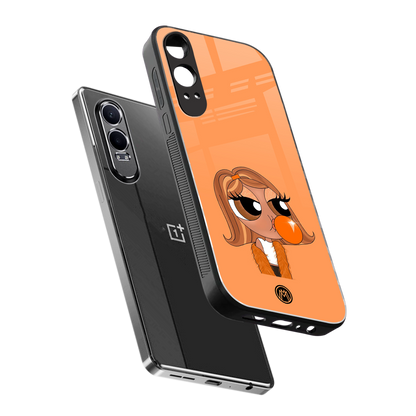 orange tote powerpuff girl back phone cover | glass case for oneplus nord ce 4 lite