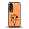 orange tote powerpuff girl back phone cover | glass case for oneplus nord ce 4