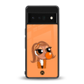 orange tote powerpuff girl back phone cover | glass case for google pixel 6 pro
