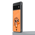 orange tote powerpuff girl back phone cover | glass case for google pixel 6 pro