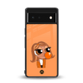 orange tote powerpuff girl back phone cover | glass case for google pixel 6