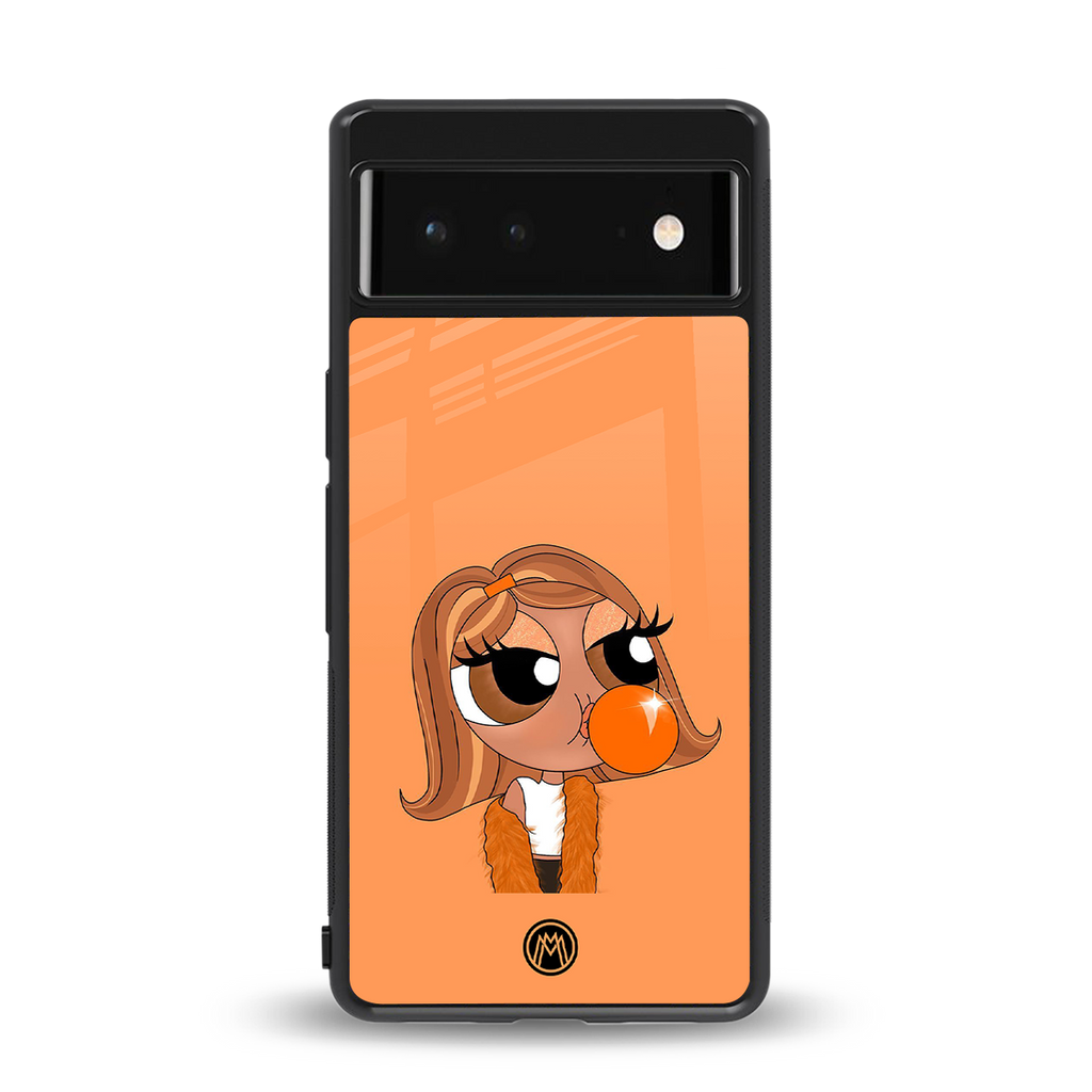 orange tote powerpuff girl back phone cover | glass case for Google Pixel 6A