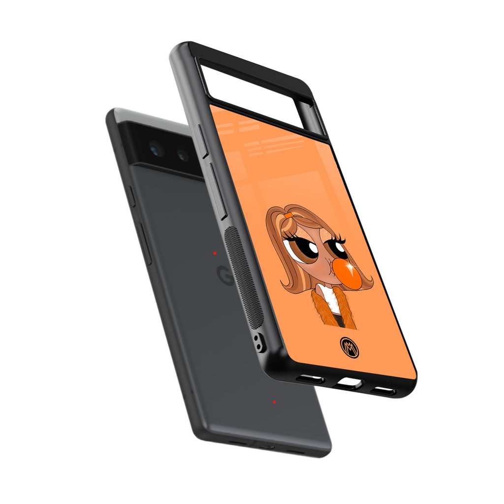 orange tote powerpuff girl back phone cover | glass case for Google Pixel 6A