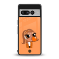 orange tote powerpuff girl back phone cover | glass case for google pixel 7 pro