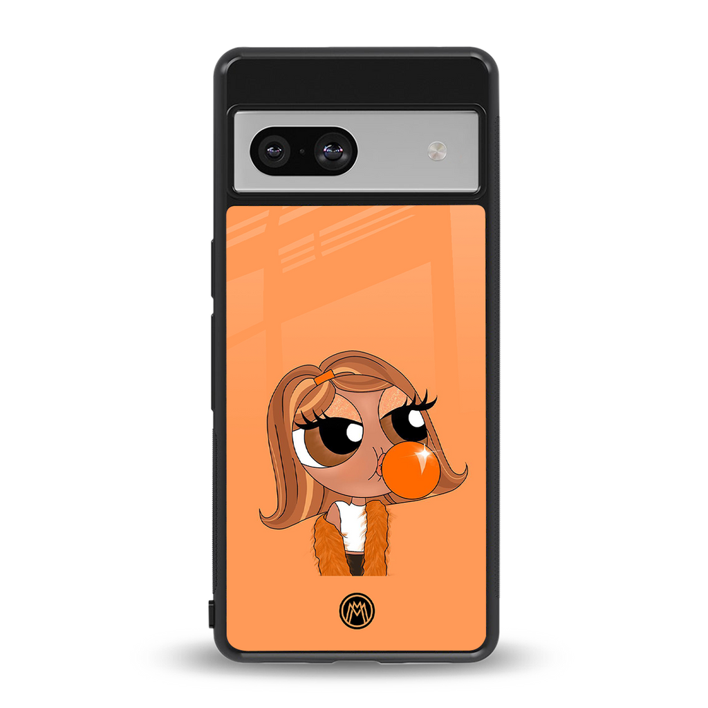 orange tote powerpuff girl back phone cover | glass case for Google Pixel 7