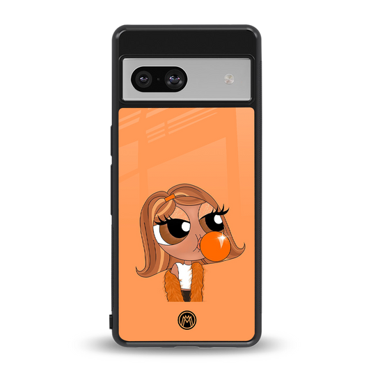 orange tote powerpuff girl back phone cover | glass case for Google Pixel 7A