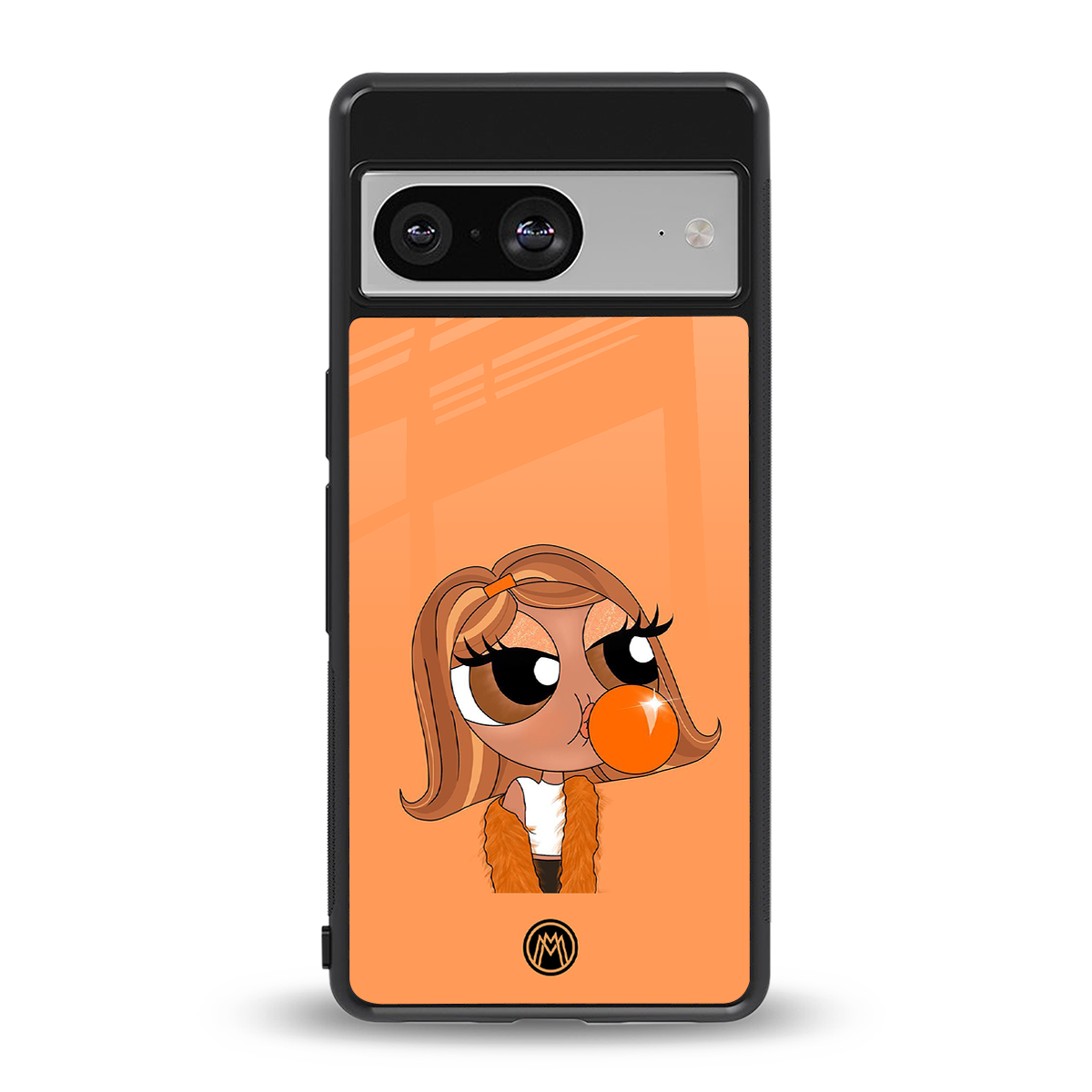 orange tote powerpuff girl back phone cover | glass case for Google Pixel 8