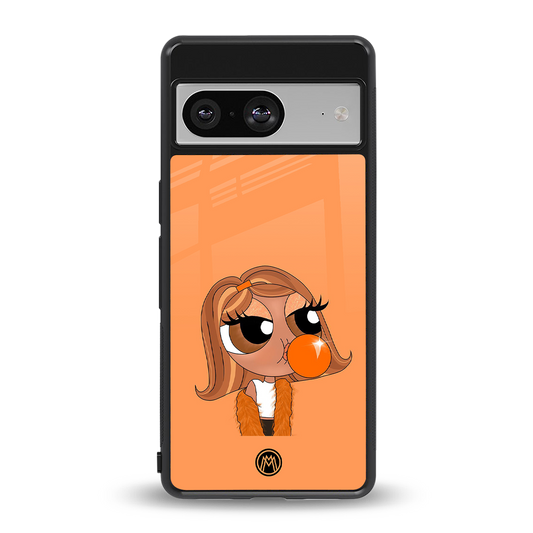 orange tote powerpuff girl back phone cover | glass case for Google Pixel 8