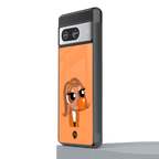 orange tote powerpuff girl back phone cover | glass case for Google Pixel 8