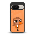 orange tote powerpuff girl back phone cover | glass case for google pixel 9