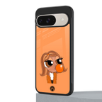 orange tote powerpuff girl back phone cover | glass case for google pixel 9