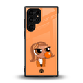 orange tote powerpuff girl back phone cover | glass case for samsung galaxy s23 ultra