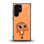 orange tote powerpuff girl back phone cover | glass case for samsung galaxy s23 ultra