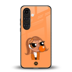 orange tote powerpuff girl back phone cover | glass case for samsung galaxy s23 plus