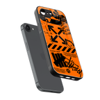 orange travis scott x anti social social club back phone cover | glass case for iphone 16e